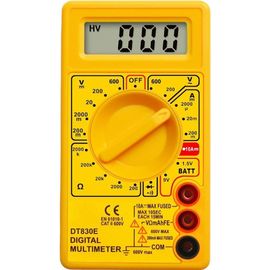 China DT830E CE(CAT II) Small  Multimeter supplier