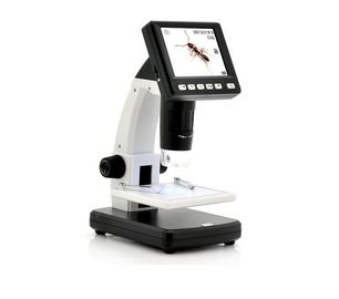 China 3.5 Inches Portable And Standalone 500x5M LCD Digital Microscope For High Definition Microscopic Observation supplier