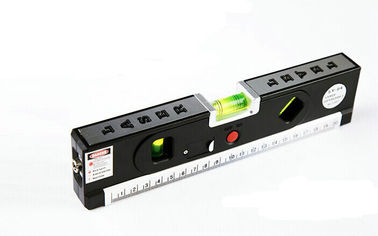 China Black Color Multifunction Laser Level with Tape Measure For Alignment And Leveling supplier