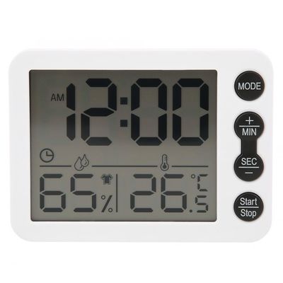China TS-9606 Multifunctional Indoor Thermometer Hygrometer Large Screen Alarm Clock with Countdown Thermometer Clock supplier