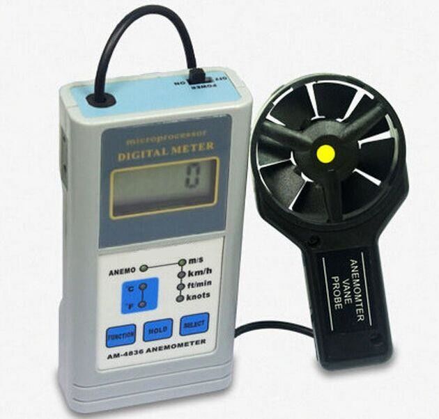 AM4836 Air Velocity And Air Temperature Measurement LCD Display