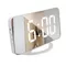 TS-8201 LED Mirror Alarm Clock Digital USB Table Snooze Clocks Wake Up Adjustable Light Electronic Large Display Timer supplier