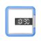 TS-S28 RGB LED Digital Square Wall Clock Thermometer Hollow Modern Design Colorful Alarm Clocks For Home Docoration supplier