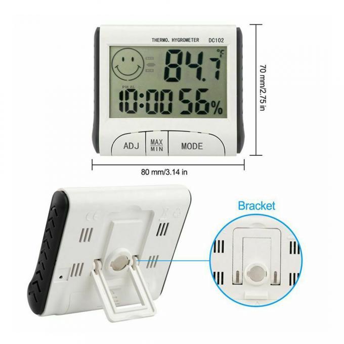 DC102 Mini LCD Digital Indoor Thermometer Hygrometer Temperature