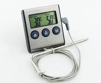 China Stainless Steel Hanging And Sitting Kitchen Thermometer supplier
