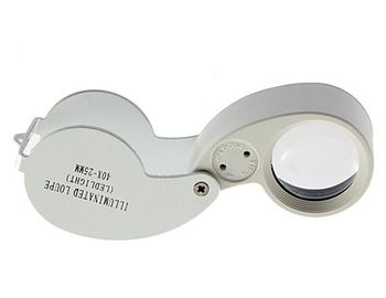 China 40X 25mm LED  Jeweler Loupe Magnifier supplier
