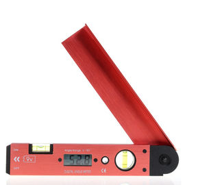 China 0-185 Degrees 1.8&quot; LCD Digital Angle Meter With Level supplier