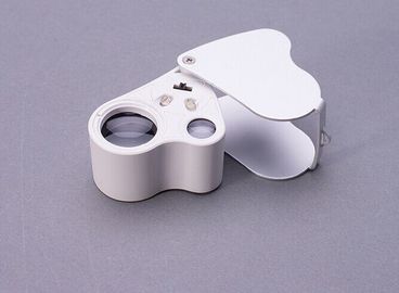 China 30X,60X All Metal Dual Power LED Jewelry Loupe supplier