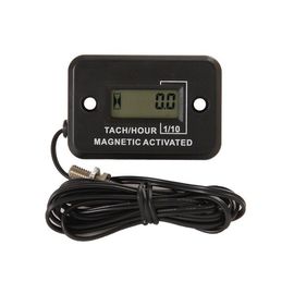 China HM012C Digital Waterproof Magnetic Activated Tach Hour Meter Tachometer Used For Snowmobile,Lawn Mower,Marine,Generator supplier