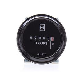 China HM009 LCD Display Round Mechanical Hour Meter For Boat, Auto, ATV, UTV, Snowmobile, Lawn Tractors supplier