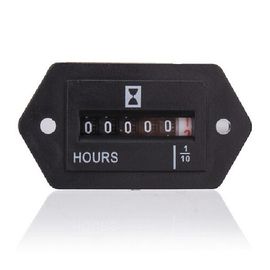 China HM002 LCD Display AC/DC Hex Mechanical Hour Meter For Boat, Auto, ATV, UTV, Snowmobile, Lawn Tractors supplier