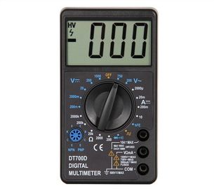 China DT700D 50Hz Square Wave Output Large LCD Disply Screen Digital Multimeter For Beginner supplier