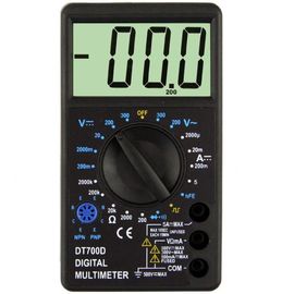China DT700D(CE) Double Fuses 50Hz Square Wave Output Large LCD Disply Screen Digital Multimeter For Beginner supplier