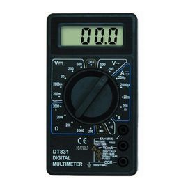 China DT831 CE(CAT I) Popular Small Digital Multimeter With Double Fuses For Beginner supplier