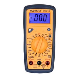 China DT321B Large LCD Screen Digital Multimeter With Blue Backlight and Data Hold Function supplier