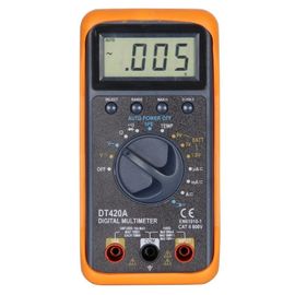 China DT420A Large LCD Screen Auto Range Digital Multimeter With Data Hold Function supplier