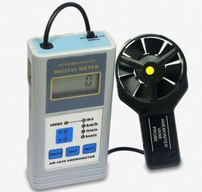 China AM-4836 Air Velocity And Air Temperature Measurement LCD Display Digital Anemometer With Data Hold Function supplier