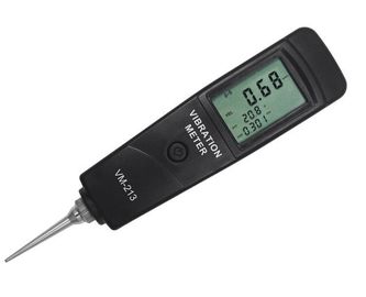 China VM-213 Portable LCD Display Displacement Velocity Acceleration Testing Pen Type Vibration Meter Vibrometer supplier