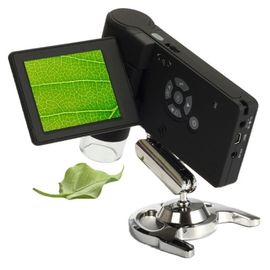 China 500X 5 Mega Pixels 3 Inch 8 LED Handheld LCD Digital Microscope For High Definition Microscopic Observation supplier