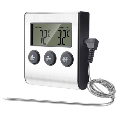 China TS-BN50 Digital Food Thermometer for BBQ Kitchen Cooking with Alarm Timer Temperature Gauge supplier