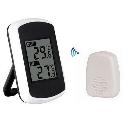 China TS-FT004-B Poratble Ambient Weather Wireless Electronic Thermometer with Indoor and Outdoor Temperature Household Thermometers supplier