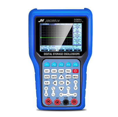 China JDS3051A 100-240V 2-Channel 50MHz 250MSa/S TFT LCD Display Handheld Digital Storage Oscilloscope supplier