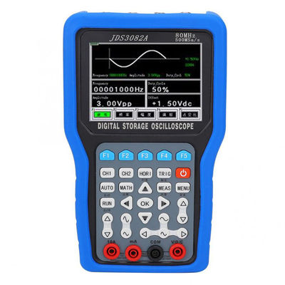 China JDS3082A 100-240V 2-Channel 80MHz 500MSa/S TFT LCD Display Handheld Digital Storage Oscilloscope supplier