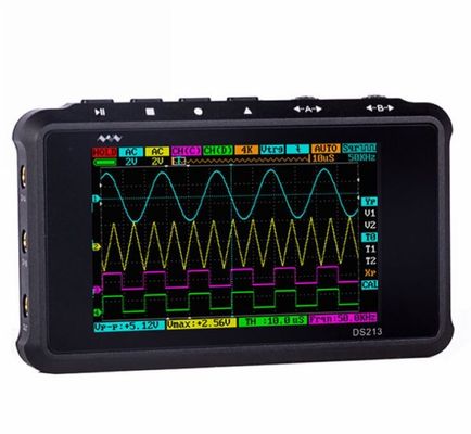 China DS213 Mini DSO Pocket Size 100MSa/s Digital Oscilloscope USB Handheld Oscilloscope Kit Analog Bandwidth Oscilloscope supplier