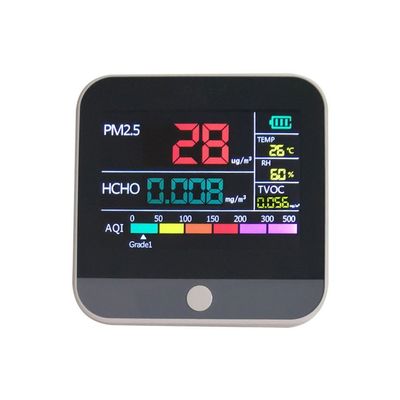 China DM306 In 1 Air Quality Analysis Detector LCD Display Temperature Humidity PM2.5/HCHO/TVOC Air Quality meter supplier
