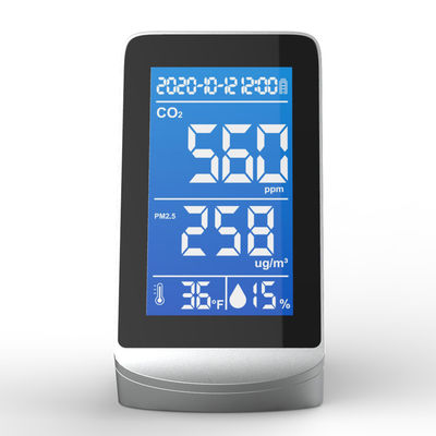 China DM72D 4.3&quot; Display Screen Air Quality Monitor Digital PM2.5 Temperature Humidity Monitor Infrared NDIR Detector supplier