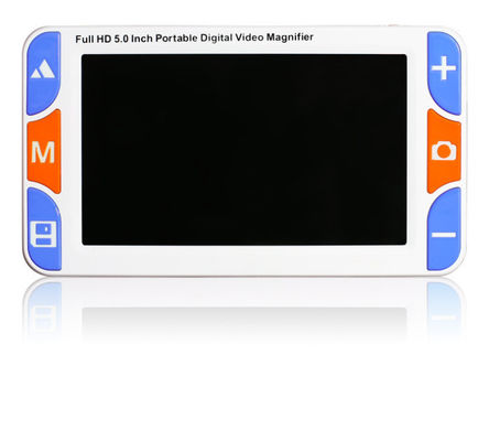 China RS500S Portable 5&quot; 3X-48X LCD 800X480 Video Digital Magnifier Reading Aid For Low Vision USB Cable Playback On Computer supplier