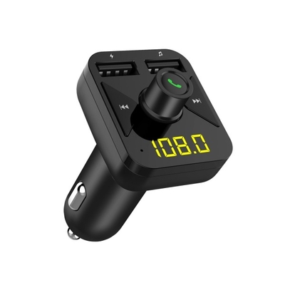 China BT16 Car MP3 Player FM Transmitter Receiver Dual USB Multi-Function Car Charger supplier