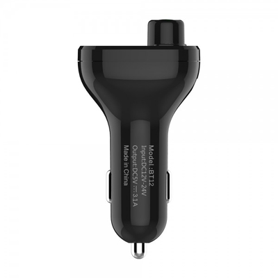 China BT12 Car Charger FM Transmitter Car Hands-Free Music With Dual USB Charger Car Music Player supplier