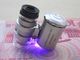 NO.9882 60X Zoom Silver LED Currency Detecting Microscope Micro Lens supplier