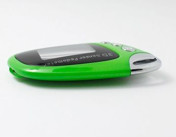 Green Pocket USB 3D Sensor Pedometer supplier