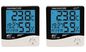 HTC-8A LCD display temperature and humidity meter clock supplier