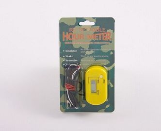 HM025 IP68 Waterproof Resettable LCD Gasoline Inductive Hour Meter for Paramotors, Microlights, Marine Engines supplier