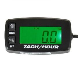 HM032R Green Backlight Digital Re-settable Inductive Tach Hour Meter  For Motorcycle ATV Snowmobile Generator Mower supplier