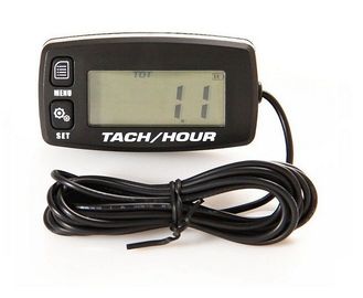 HM032R Green Backlight Digital Re-settable Inductive Tach Hour Meter  For Motorcycle ATV Snowmobile Generator Mower supplier