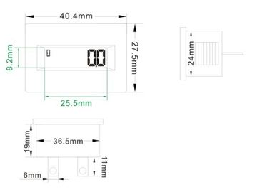 IP68 Waterproof Rectangle LCD Hour Meter supplier