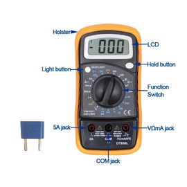 DT858L(CE) Small Multimeter With Backlight supplier