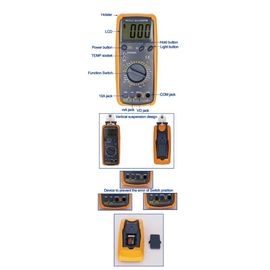 DT8200G Large LCD Screen Digital Multimeter supplier