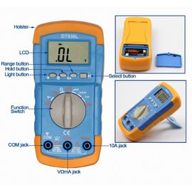 DT930L Large LCD Screen Digital Multimeter supplier