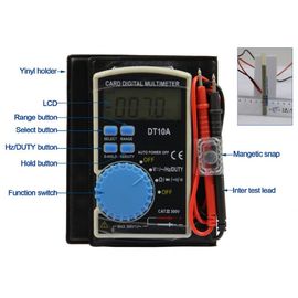 DT10A Ultra-Thin Design Card Digital Multimeter supplier