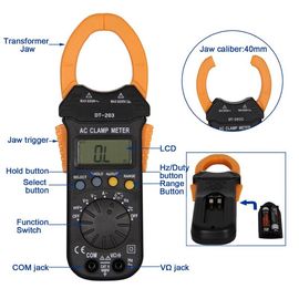 DT203 Auto Range Digital Clamp Meter supplier