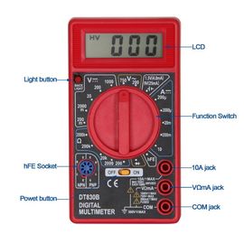 DT830B Small Popular Multimeter With Backlight supplier