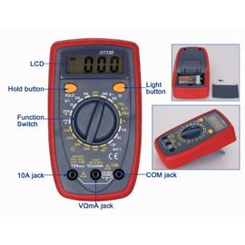 DT33B Data Hold Small Multimeter With Blue Backlight supplier