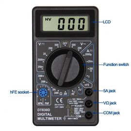 DT830D CE(CAT I) Double Fuse Small Digital Multimeter supplier