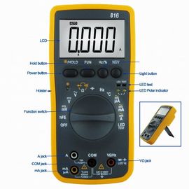 WH816 Large LCD Screen Full Protection Design White Backlight Digital Multimeter supplier