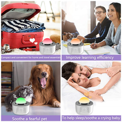 CS7  Portable Baby White Noise Machine 18 Soothing With Warm Light Color Projection White Noise machine supplier